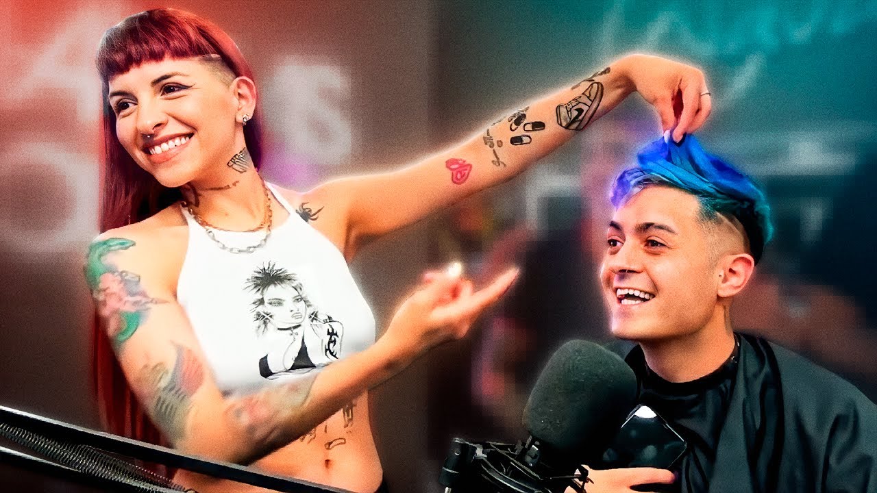 CAZZU BARBERA DE MARKITO NAVAJA😱🔥 @cazzu y @MarkitoNavaja