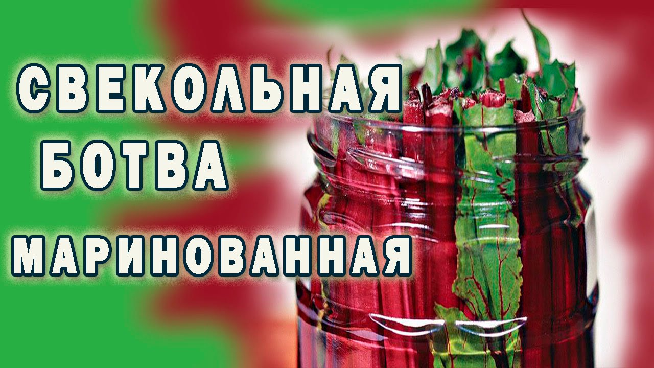 ♨ Свекольная ботва маринованная ♨