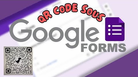 Créer un QR code pour un google Form