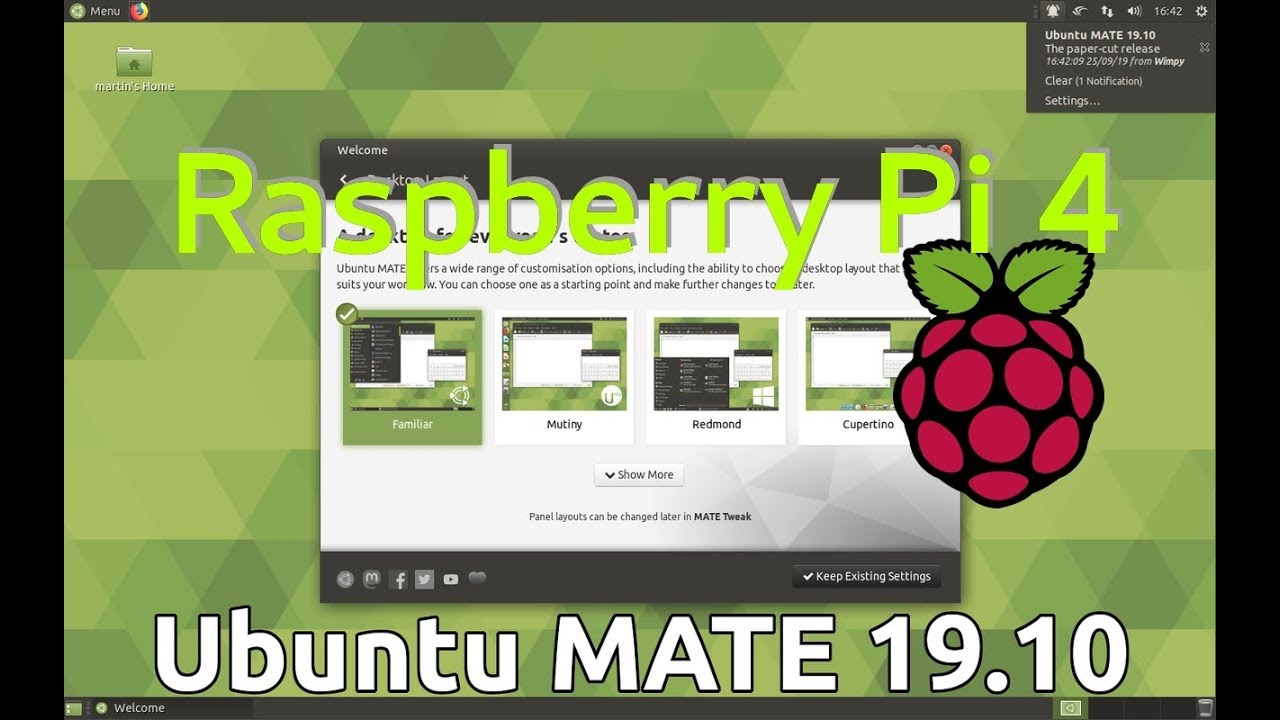 Ubuntu Mate 19 10 Raspberry Pi 4 Install And Set Up Usb Problem Is Fixed With Latest Download Youtube