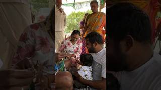 பாப்பா மொட்டை அடிக்க போனா எனக்கு மொட்டை போட்டாங்க l Baby Tonsure & Temple Pongal Vlog #shorts