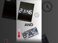 3D LED Desktop Digital Clock #setup #gaming #clock #digital #clean