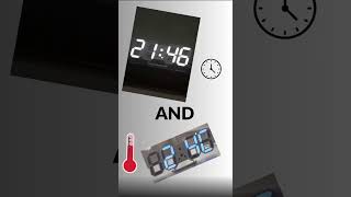 3D LED Desktop Digital Clock #setup #gaming #clock #digital #clean