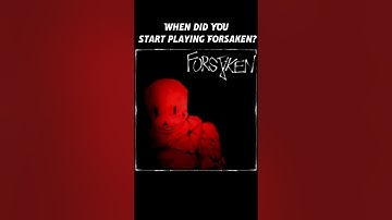 When did YOU start playing Forsaken? #roblox #forsaken #shorts #fyp