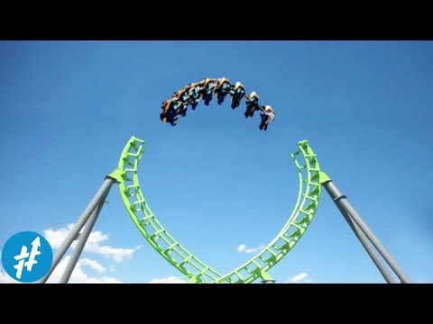 Jalur TERPUTUS? 9 Roller Coaster Super EKSTRIM Dan Menakutkan