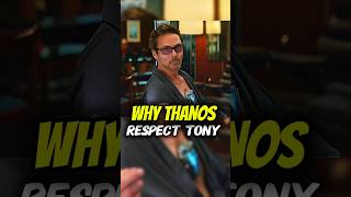 Thanos Why Respect Iron Man #ironman #thanos #viralwhize