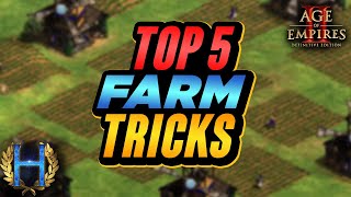 Top 5 Farm Tricks You Might Not Know About | AoE2