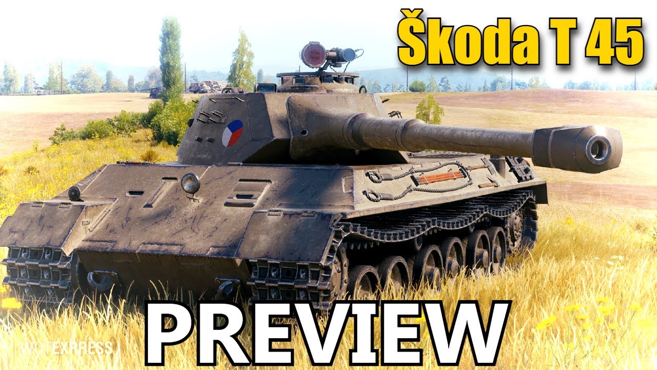 Czech Heavy Skoda T45 Premium Bp World Of Tanks Youtube Czech Heavy Skoda T45 Premium Bp World Of Tanks Youtube