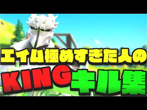 【KING】フォートナイトエイムを極めすぎた人のキル集
