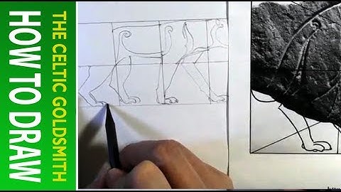How to Draw Celtic Patterns 171 - Pictish Wolf -Part 3 of 5