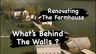 1880's Farmhouse Renovation #2 Plaster Walls / What's Behind the Walls #farmhouse #oldhouse