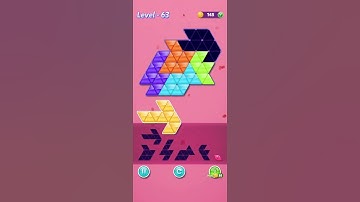 Block!Triangle puzzle:Tangram⬅️Level 63 Intermediate