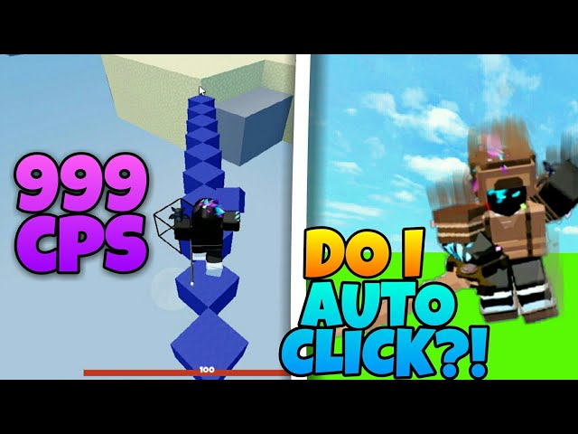 I used an AUTOCLICKER to BREAK the CPS CAP in Roblox Bedwars 