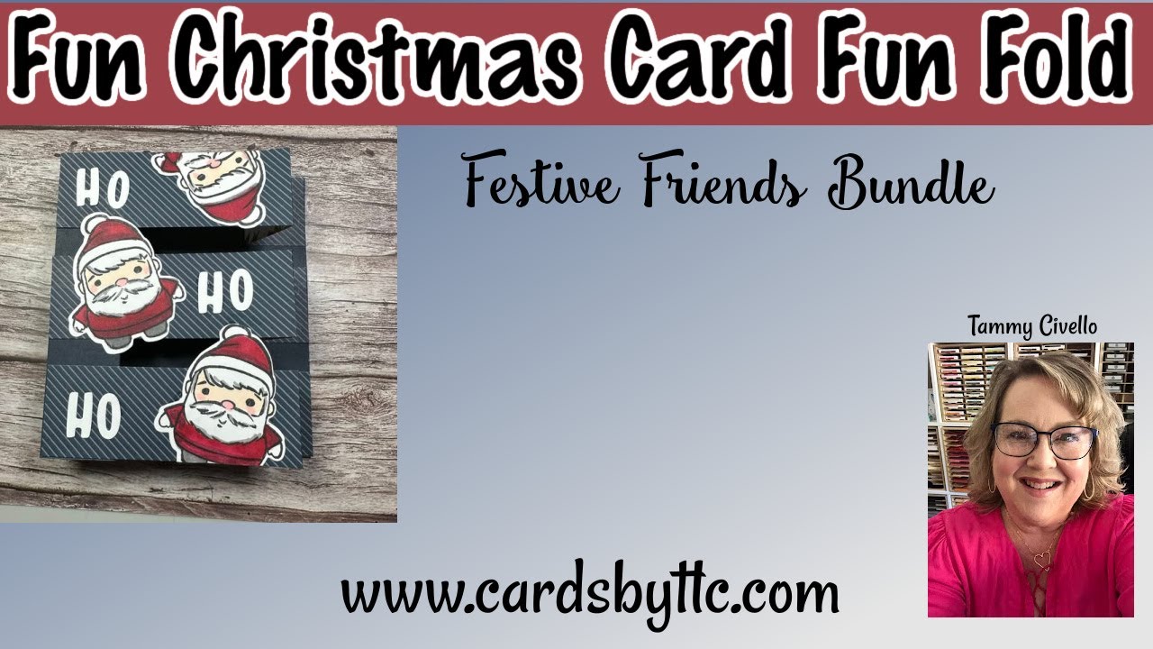 Easy Christmas Fun Fold Card | Festive Friends Bundle | Stampin’ Up ...