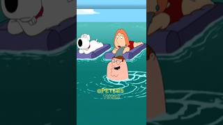 Peter pretends to be a shark #petergriffin #familyguy