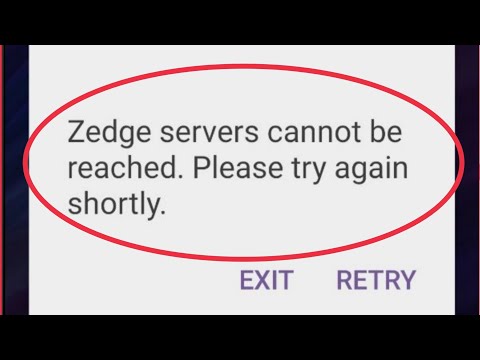 Zedge App Fix Servers cannot be reached. Please try again shortly & Not Working problem solve