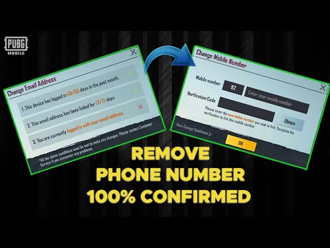 Remove Third Link in Pubg | How To Unlink Email Or Phone number In PUBG Mobile