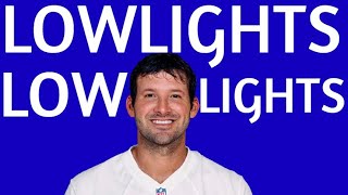 Tony Romo Career Lowlights