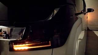 PREMIUM LED TAIL LAMP fn.FLV for 30VELLFIRE 流れるウィンカーテール消灯時