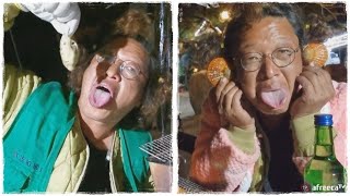 [Korean Mukbang]Scallops, Oysters, and Korean Hot guy