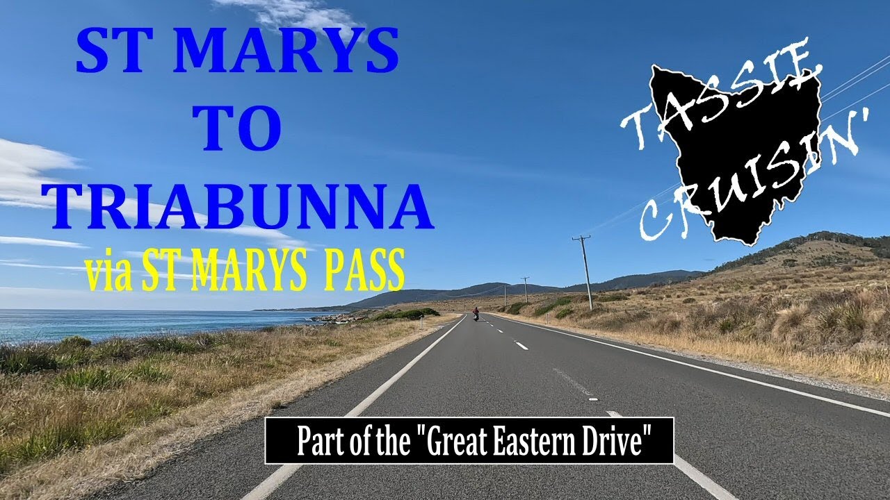 Tassie Cruisin'...  St Marys to Triabunna (part of the "Great Eastern Drive")