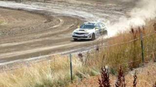 Ken Block durring the super special stage in the 2009 rally colorado event