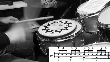 Ted Reed Syncopation Applicazioni sul drum set
