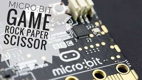 micro:bit  games| සරල game නිර්මාණය | part 1| rock paper scissor