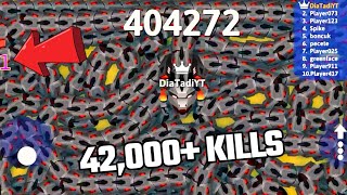 Snake.io - WORLD RECORD 2022 SCORE +480,000 💣 EPIC SNAKE BATTLE OF ALL TIME 💣 ROBO ZILLA GAMEPLAY screenshot 3