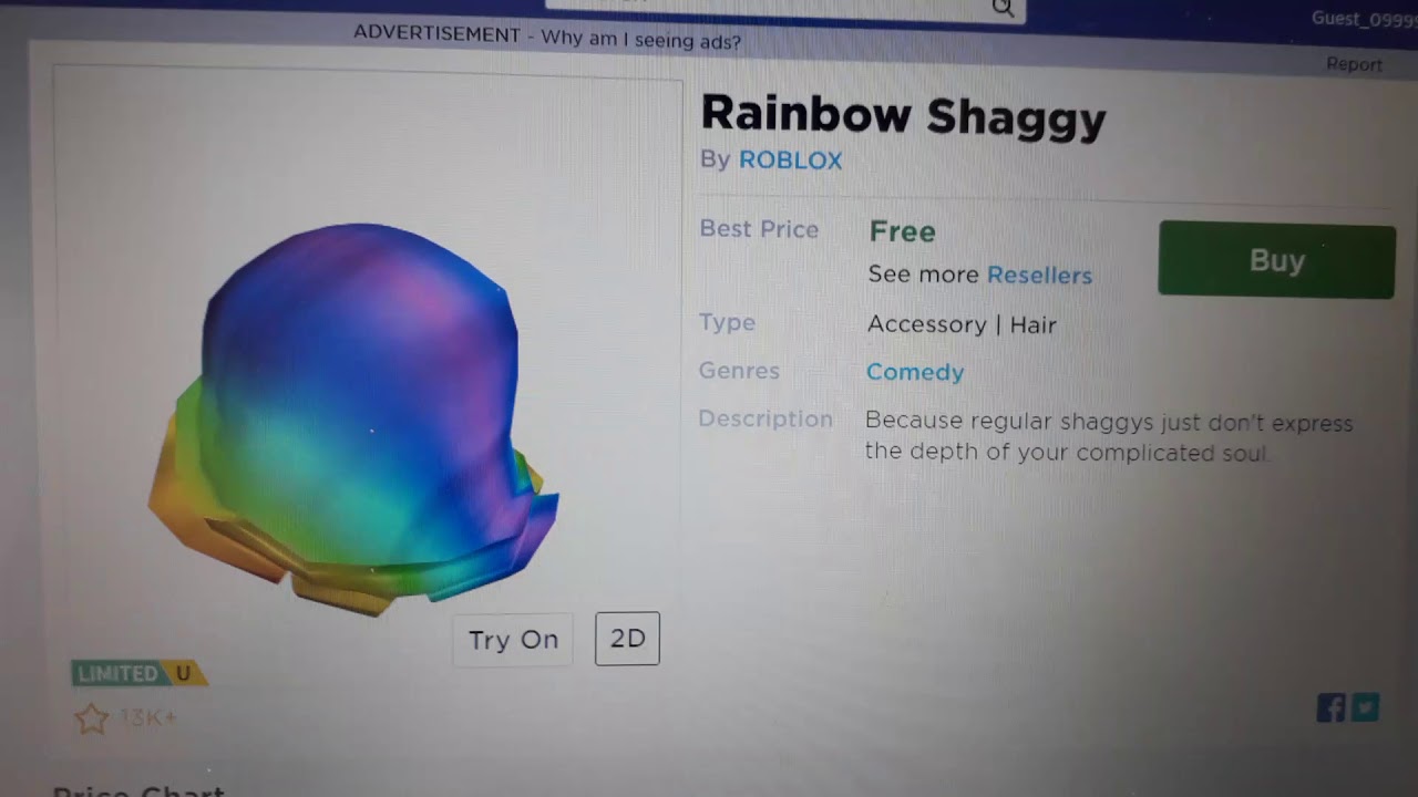 Omg Roblox Rainbow Shaggy Free Youtube