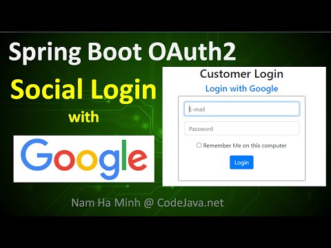 Spring Boot OAuth2 Social Login with Google Example