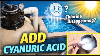 How To Add Cyanuric Acid Stabilizer To A Pool With A Sand Filter