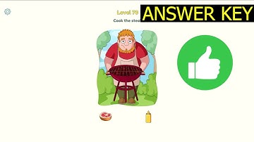 Dop 3 LEVEL 70 Cook the steak (ANSWER KEY) DOP 3 Displace One Part Gameplay - SlowMotion Walkthrough