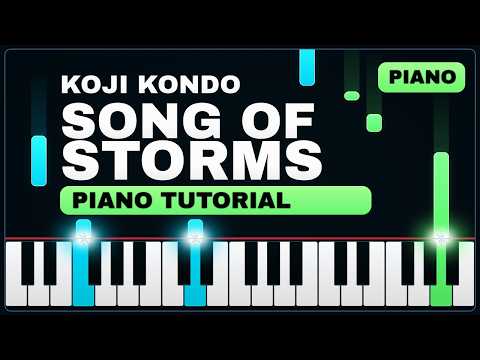 Koji Kondo - Song of Storms | Piano Tutorial