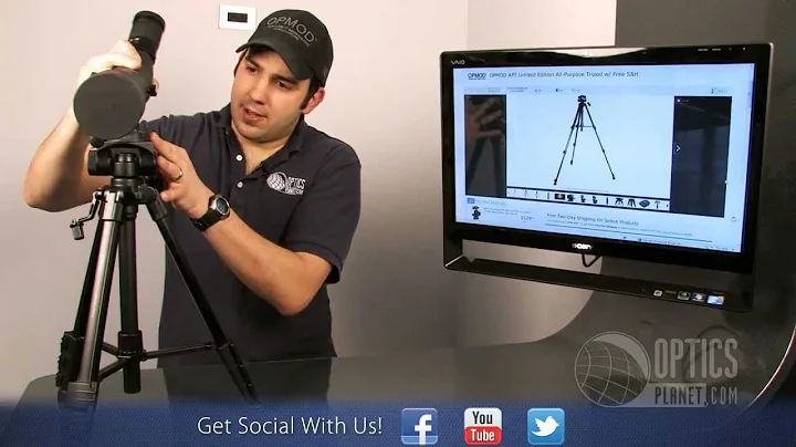 OPMOD APT All-Purpose Tripod - Opticsplanet.com