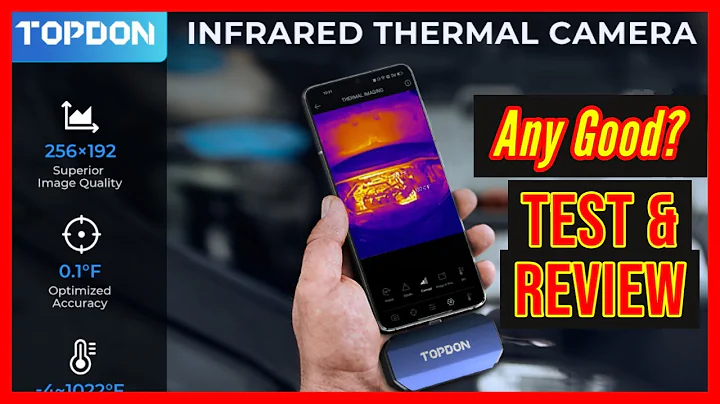 TopDon TC001 Infrared Thermal Camera for Automotive, HVAC & Home Inspections