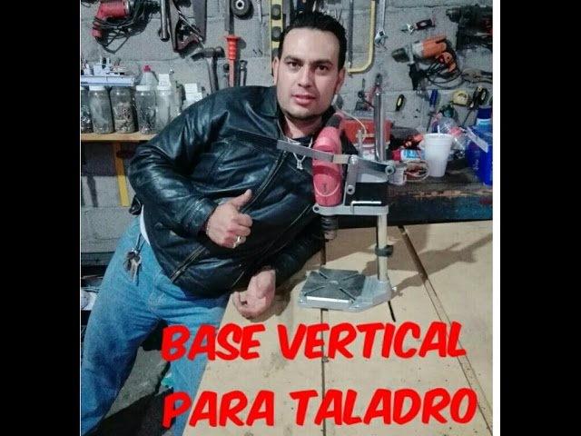 Soporte Taladro Base Vertical 0 a 60 mm ajustable Gutstark Base