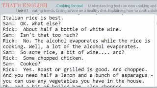 THAT'S ENGLISH COURSE - MODULE 5: Unit 7