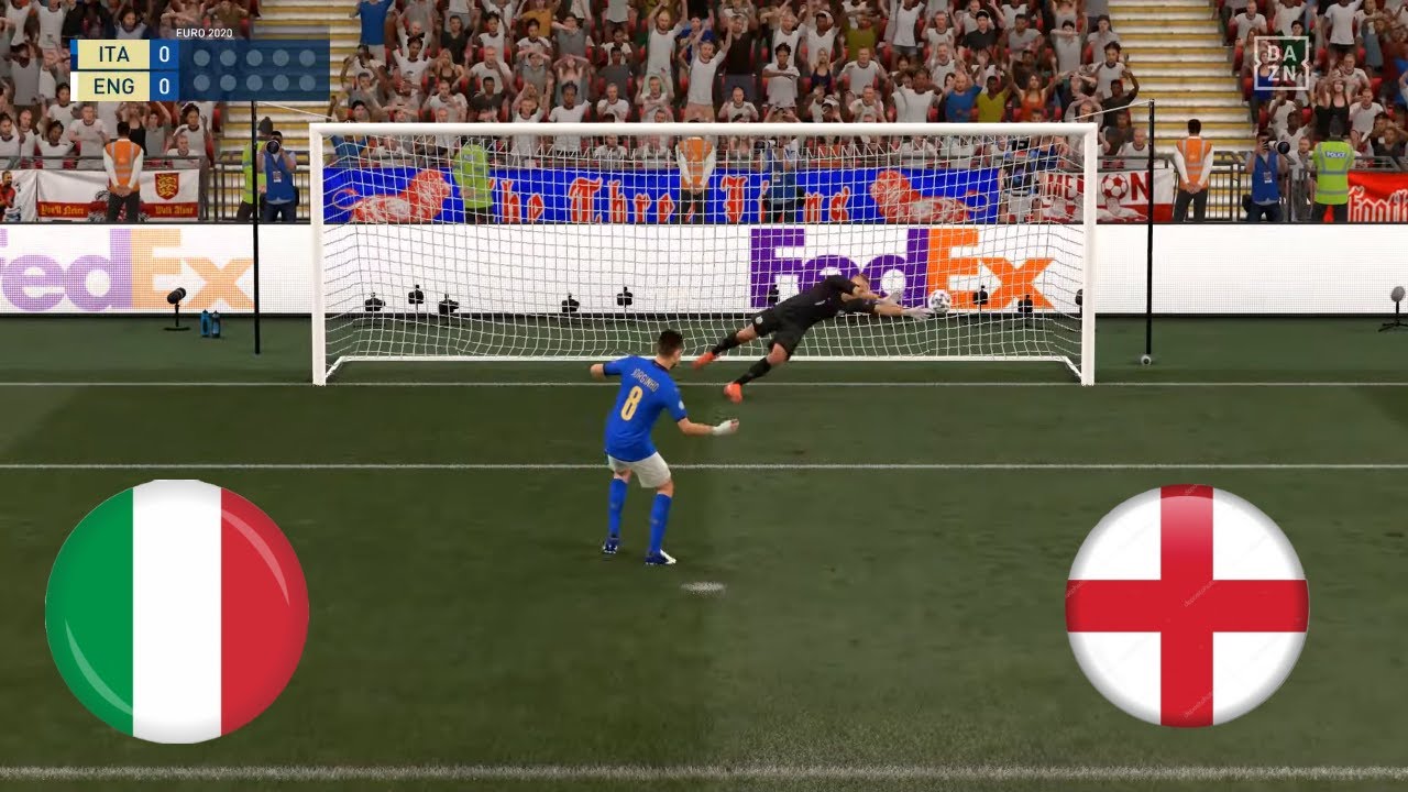 FIFA 21 Penalty Shootout England vs Italy UEFA EURO 2020 Gameplay