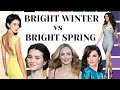 Bright winter vs bright spring differences  similarities