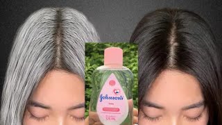 White Hair ➡️ Black Hair Naturally Permanently in 3 minutes | White Hair Dye With 2Herbs