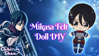 DIY Felt Doll Mikasa Ackerman 🧣 DIY Attack on Titan (AOT) 🧣 DIY Shingeki no Kyojin (SNK) screenshot 1