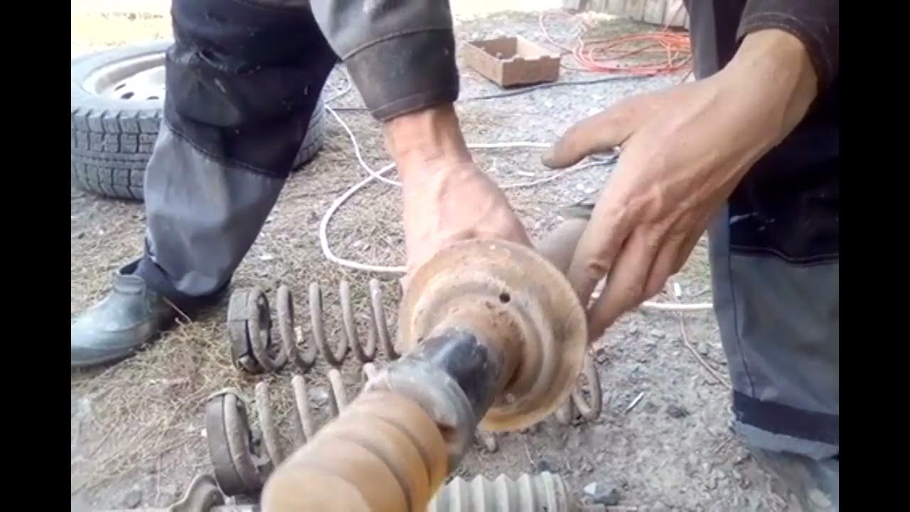 Замена задних стоек ваз 2114 2110 Приора ss20 - YouTube