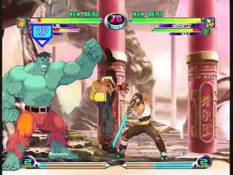 MvC2: Charlie/Thanos 94% Combo (w/Damage Data) .:1.22.19:.