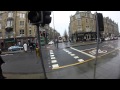 Cyclist jumps red light