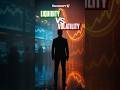 Liquidity vs Volatility: Don’t Confuse Them