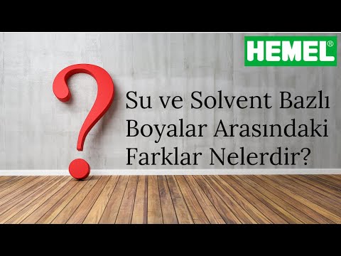 Video: Su dispersiyonlu boya ve uygulama özellikleri