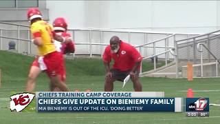 Chiefs give update on OC Eric Bieniemy, following his wife’s shooting