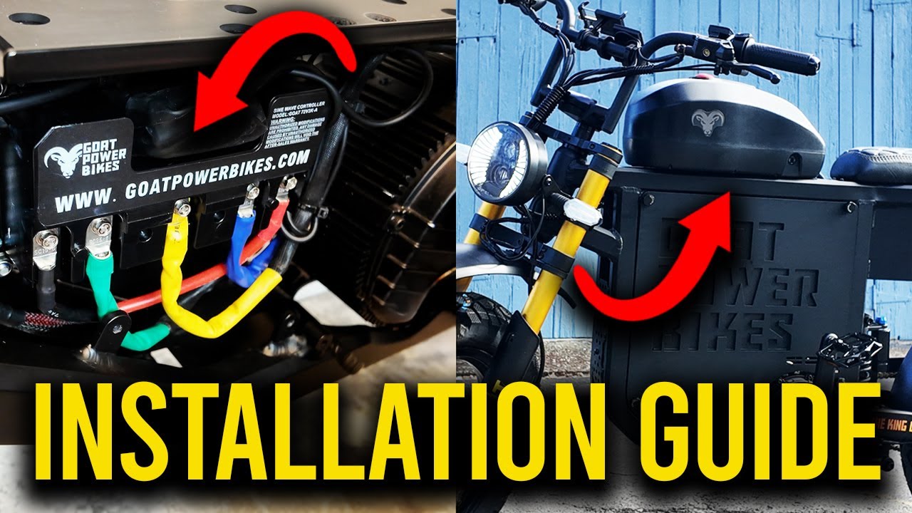 🐐King Goat👑 V2 65mph Controller & Tank Battery Install🔧