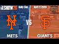 Mets at Giants | 4/2 Game 7 - MLB The Show 26 Daily Sim